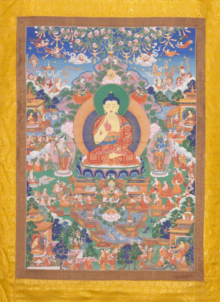 图片[1]-Manjusri Bodhisattva Origin Thangka (I)-China Archive